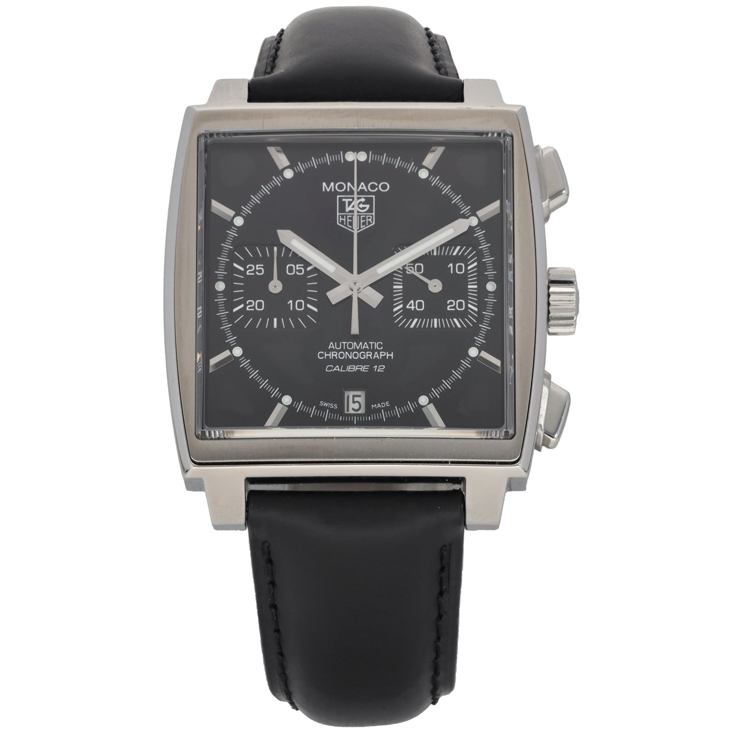 Tag Heuer Monaco CAW2110 39mm Stainless Steel Watch