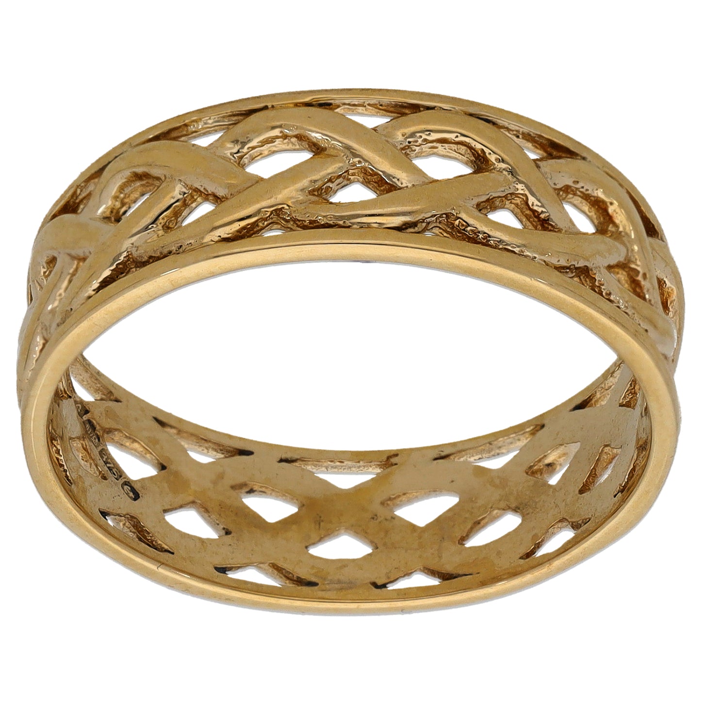 9ct Gold Alternative Ring Size S
