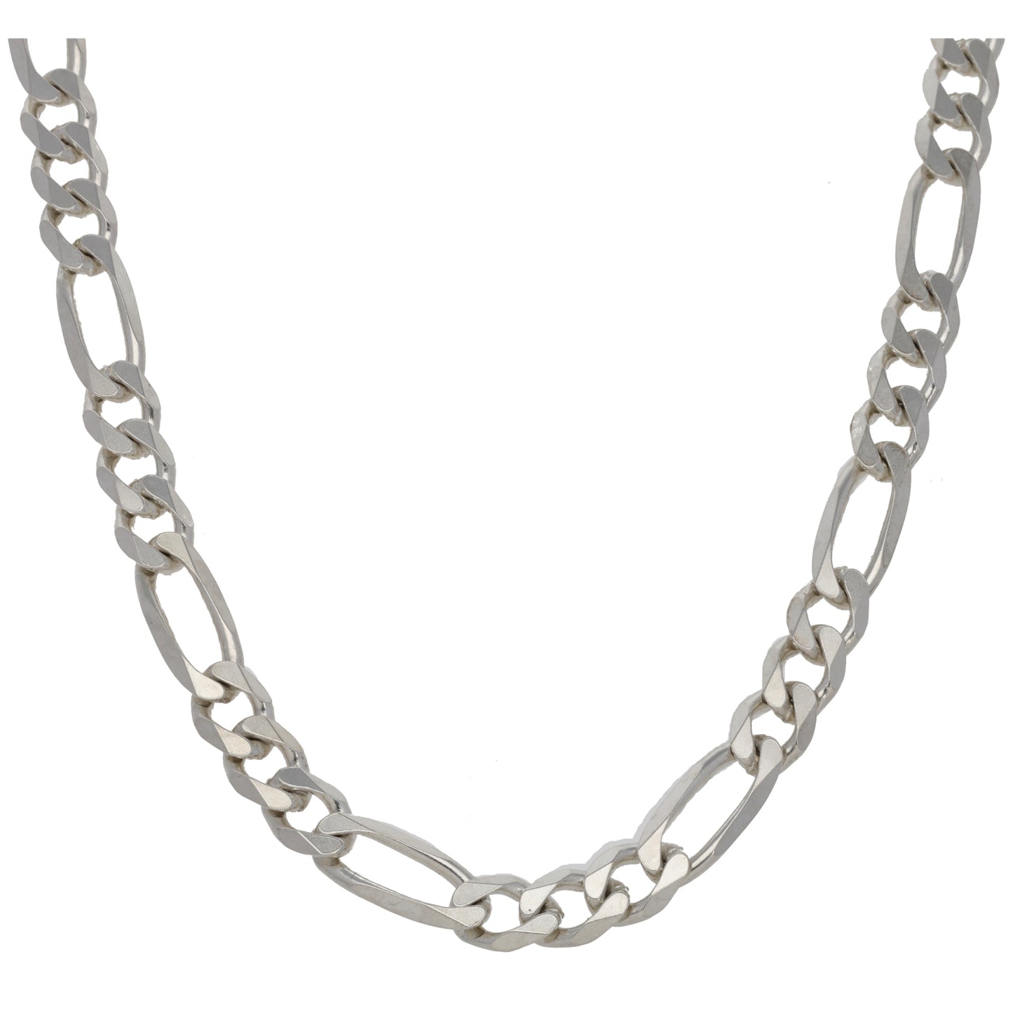 Sterling Silver Figaro Chain 24"