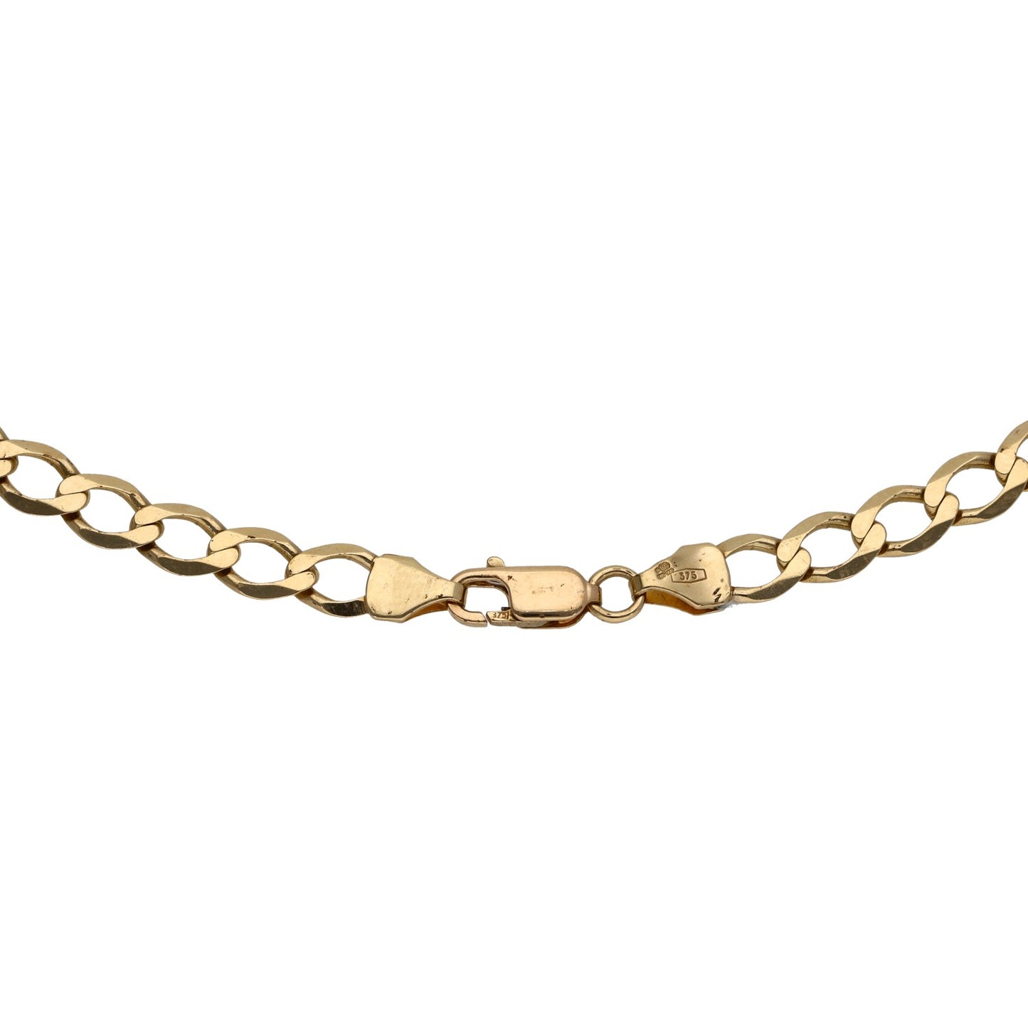 9ct Gold Curb Chain 20"