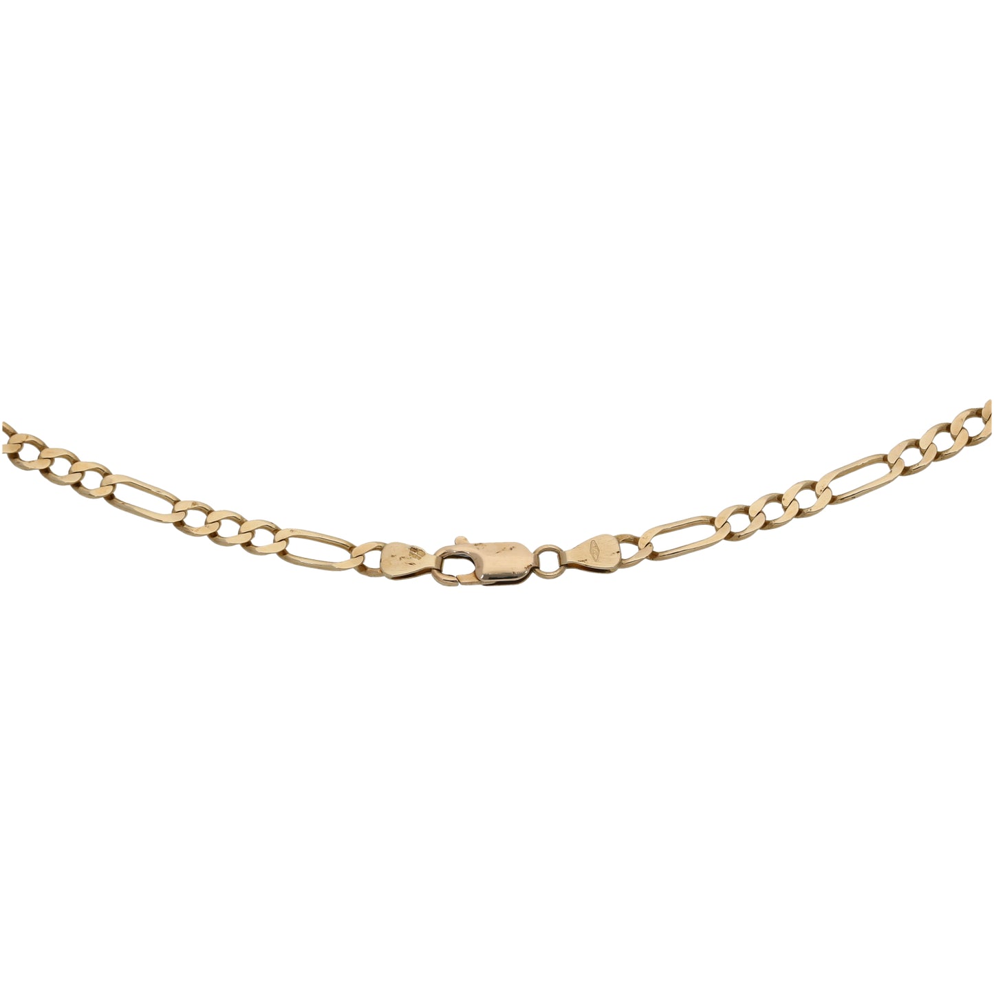 9ct Gold Figaro Chain 18"