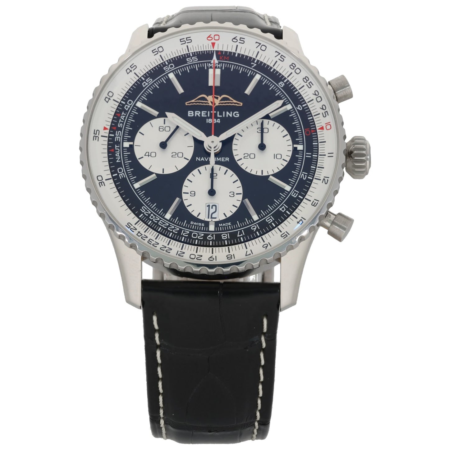 Breitling Navitimer B01 AB0138 43mm Stainless Steel Watch