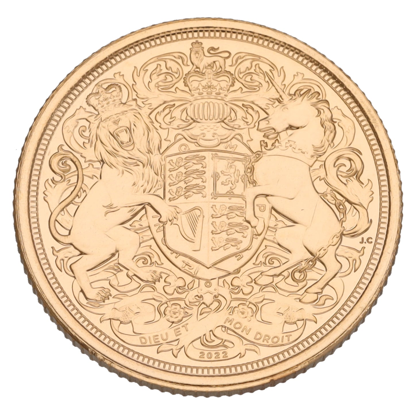 22ct Gold King Charles III Full Sovereign Coin 2022