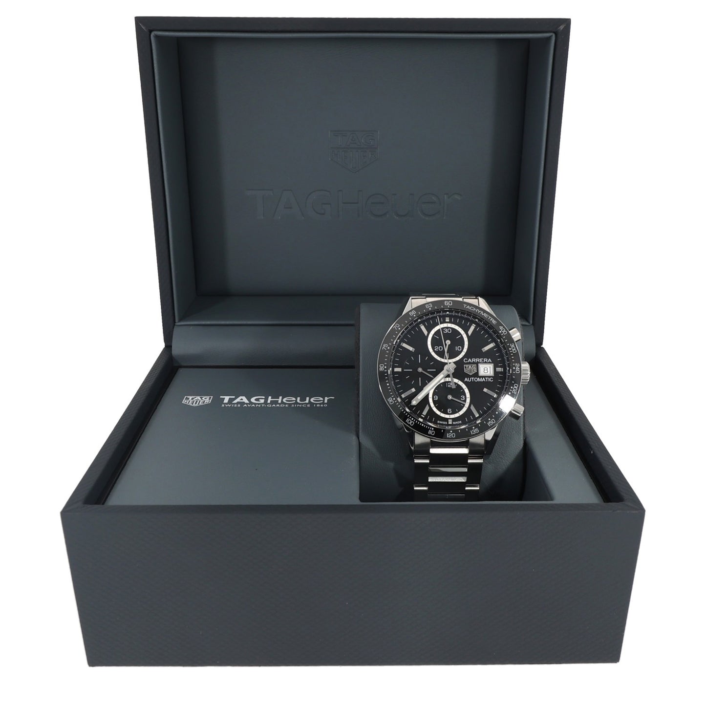 Tag Heuer Carrera CV201AJ-10 41mm Stainless Steel Watch