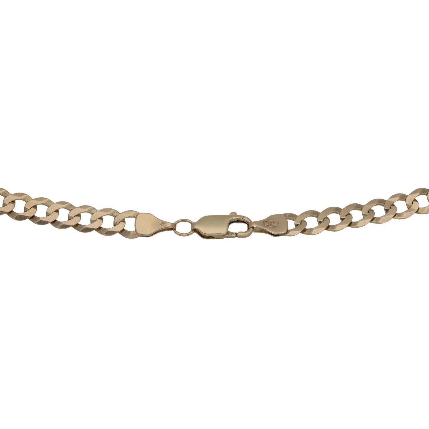 9ct Gold Curb Chain 20"