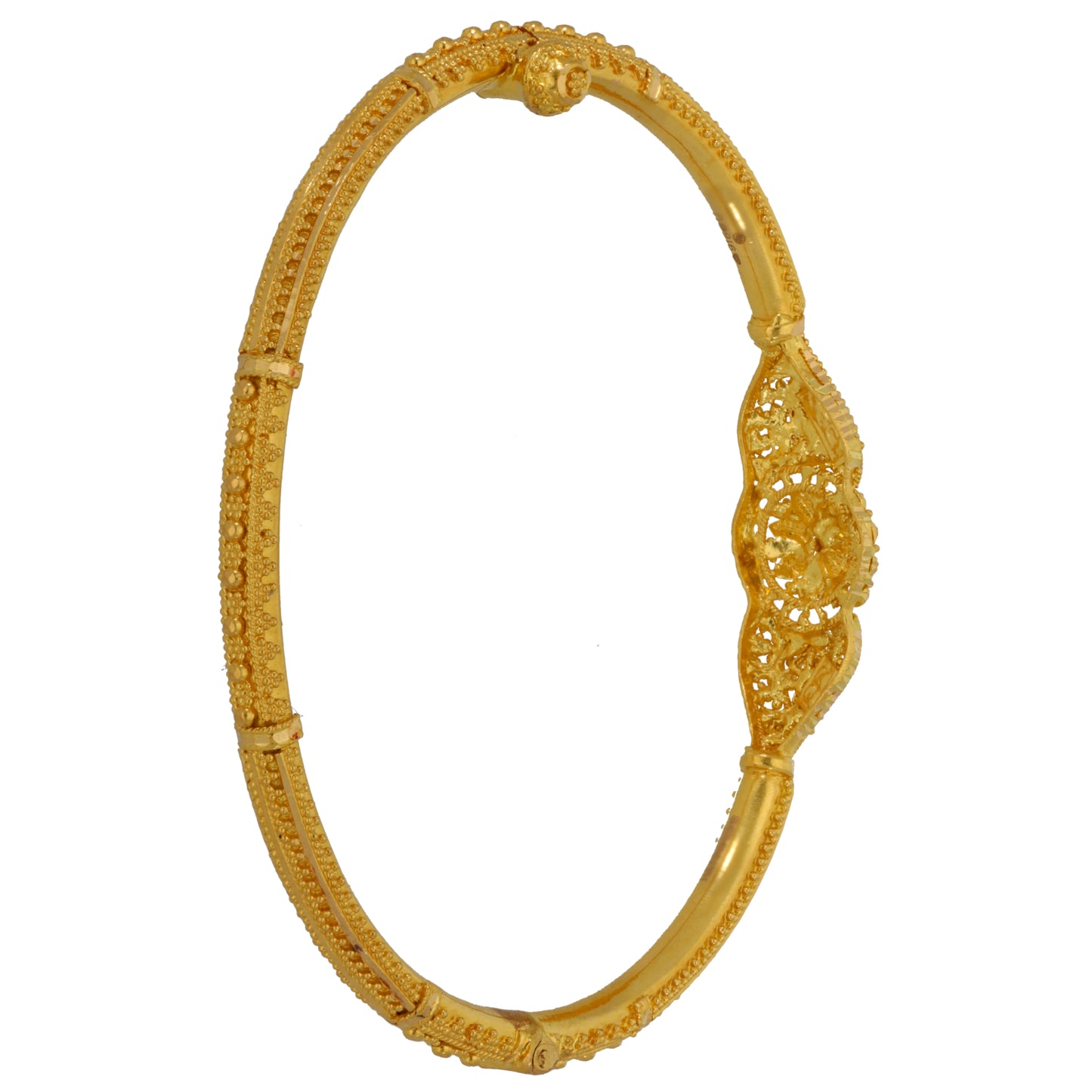 22ct Gold Hinged/Clasp Bangle