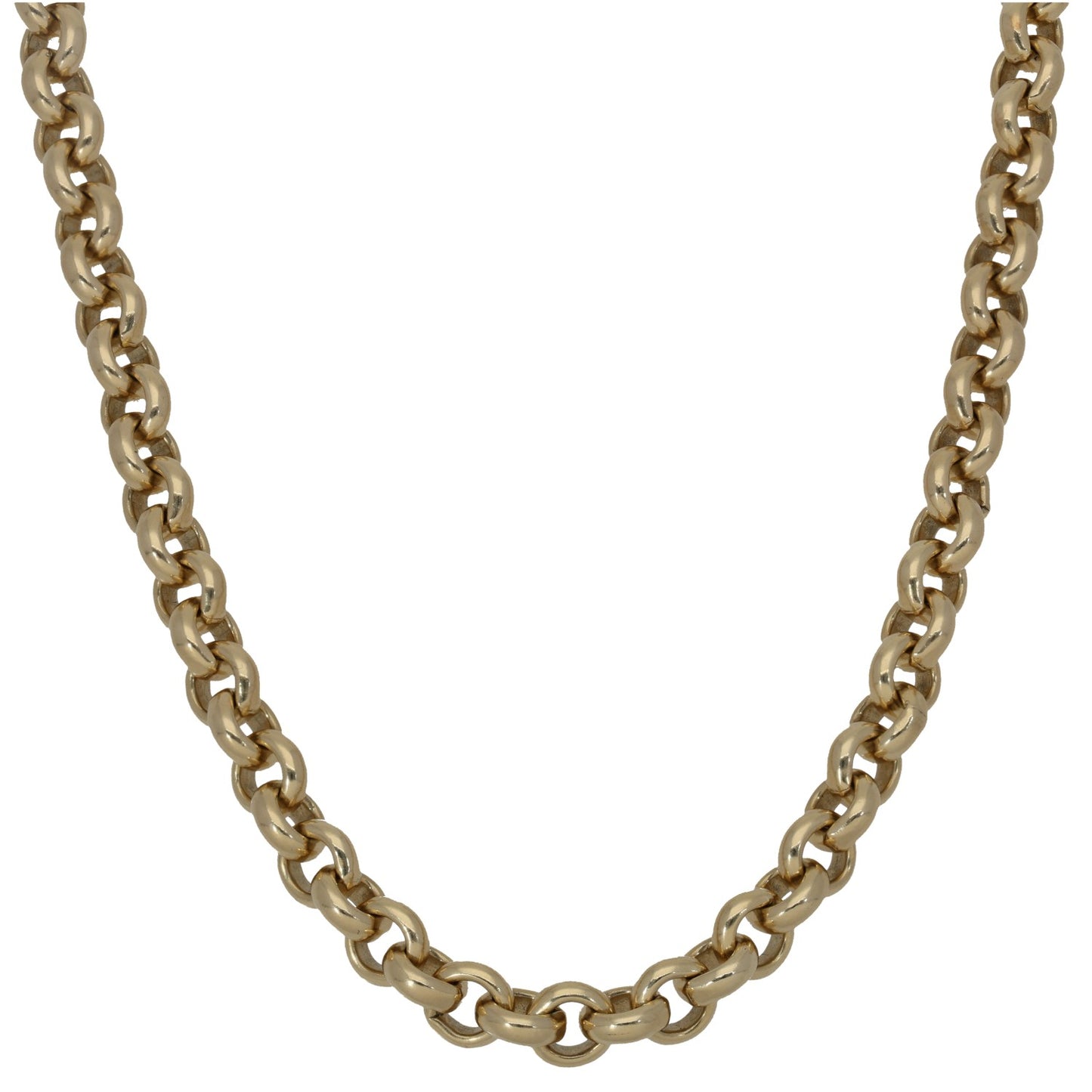 9ct Gold Belcher Chain 21"