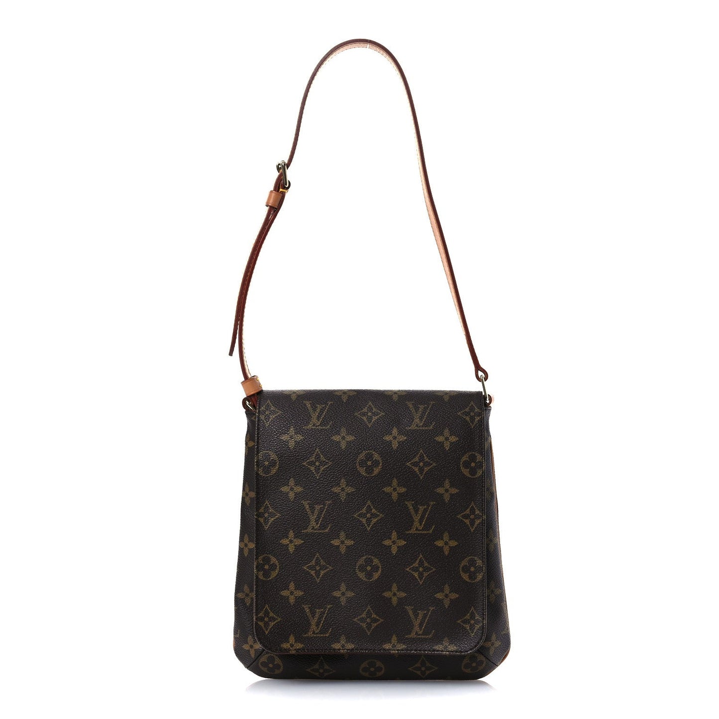 Louis Vuitton Musette Salsa Short Strap Coated Canvas Bag - Brown
