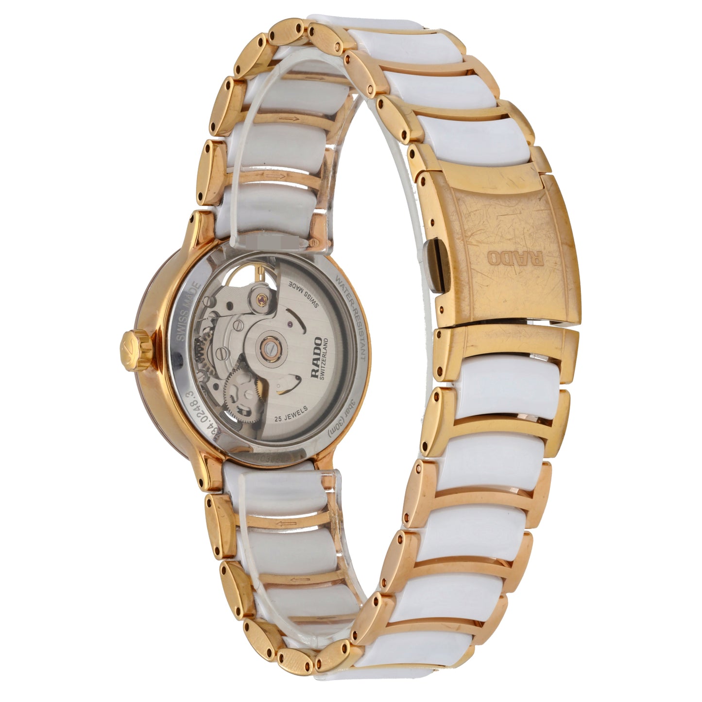 Rado Centrix Open Heart 734.0248.3 33mm Bi-Colour Watch