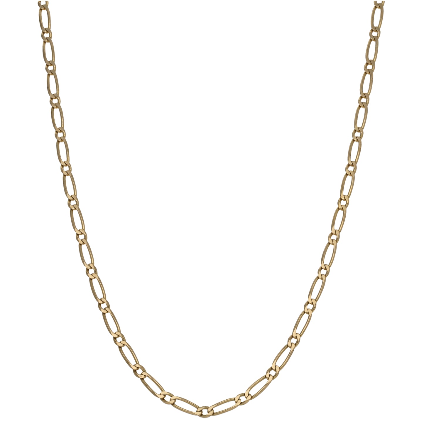 9ct Gold Figaro Chain 24"