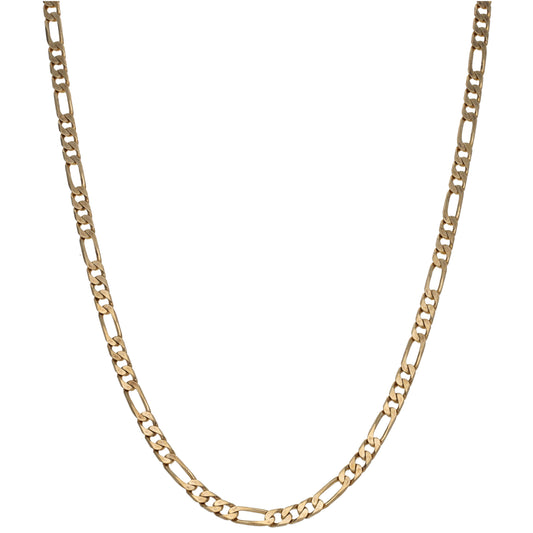 9ct Gold Figaro Chain 20"