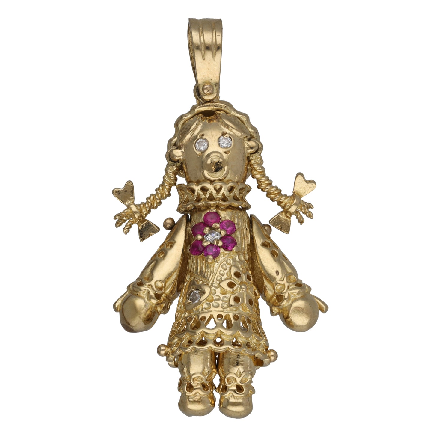 9ct Gold Imitation Dolly Pendant