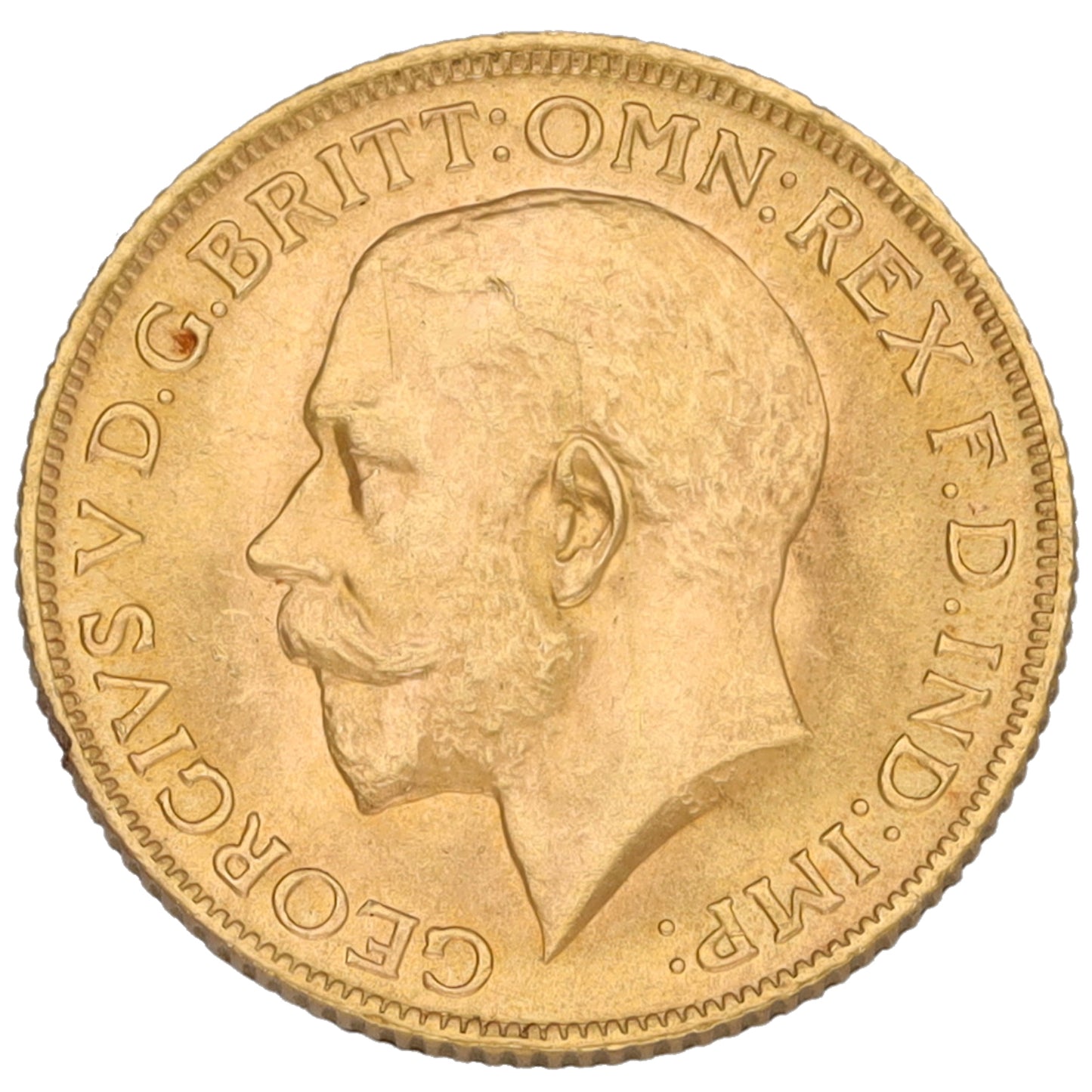 22ct Gold King George V Full Sovereign Coin 1913