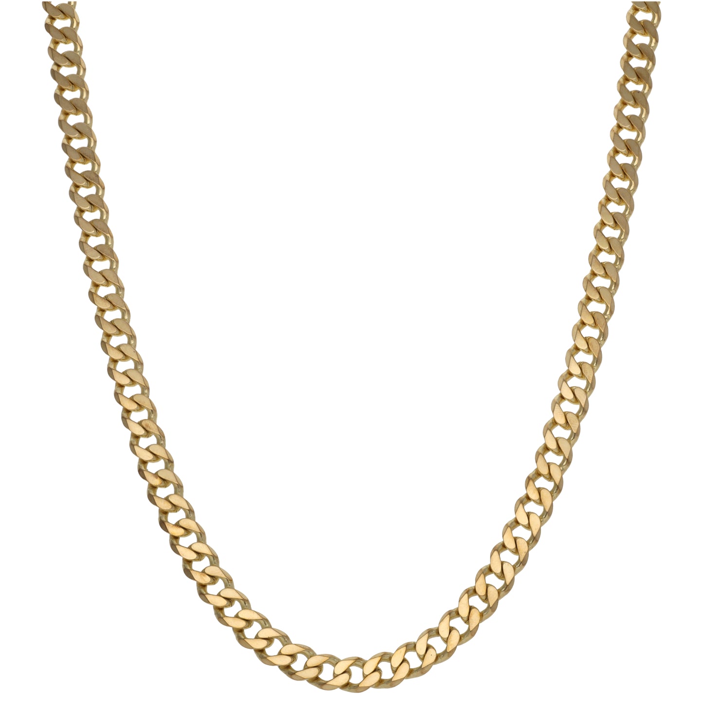 9ct Gold Curb Chain 24"