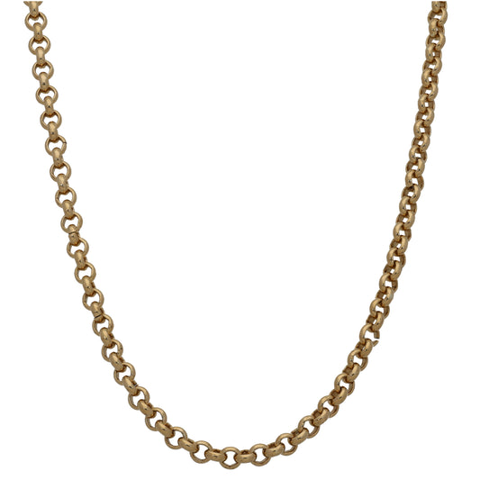 9ct Gold Belcher Chain 24"