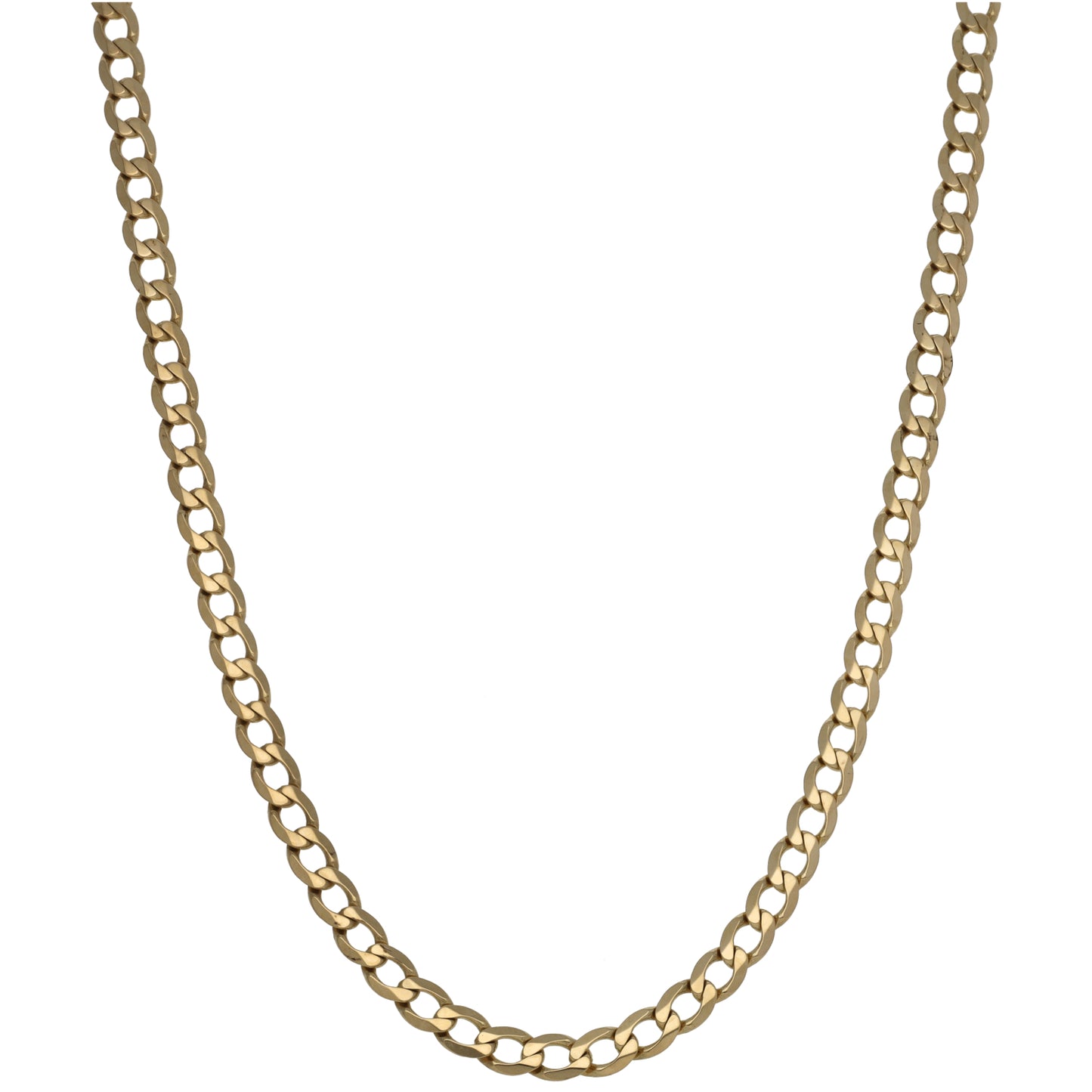 9ct Gold Curb Chain 20"