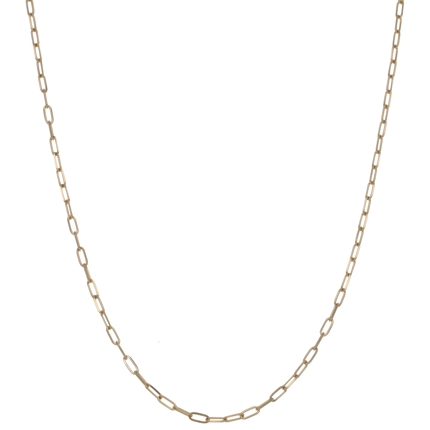 14ct Gold Curb Chain 18"