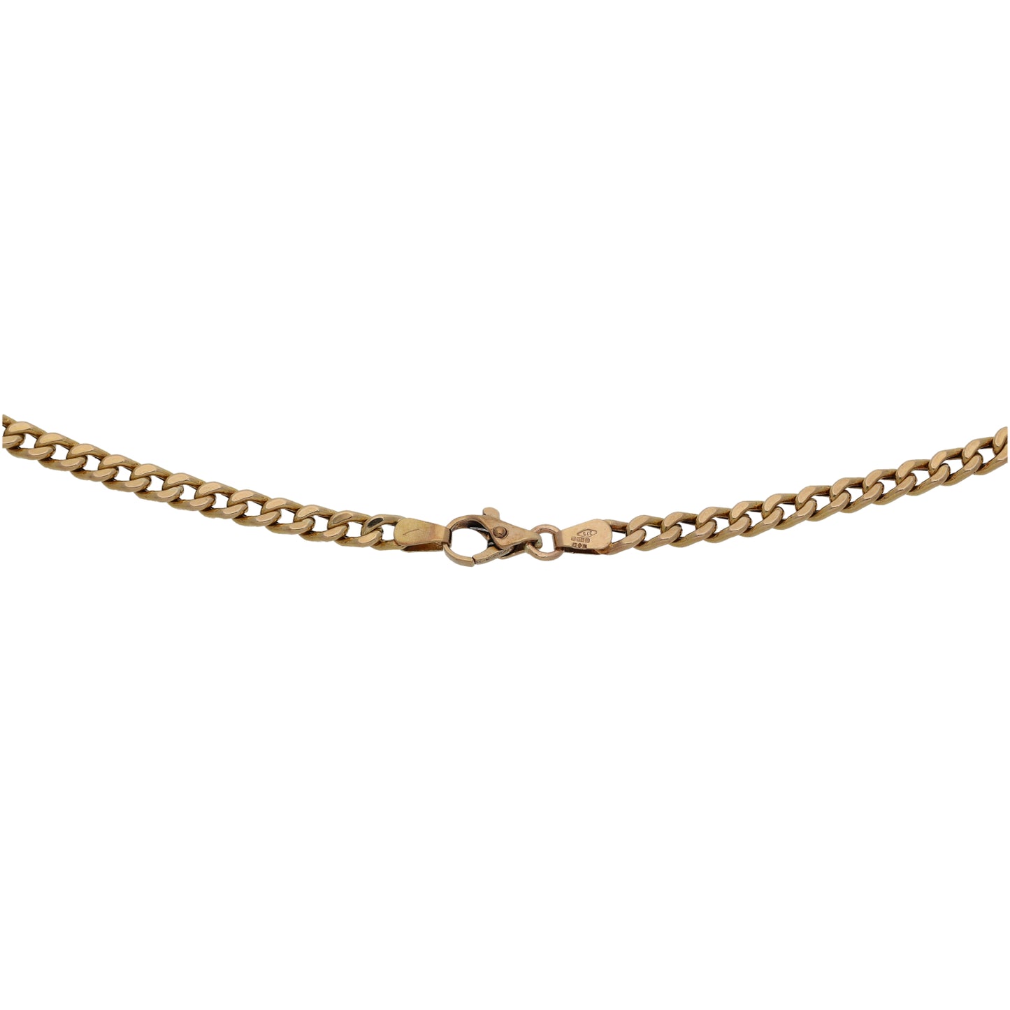 9ct Gold Curb Chain 24"