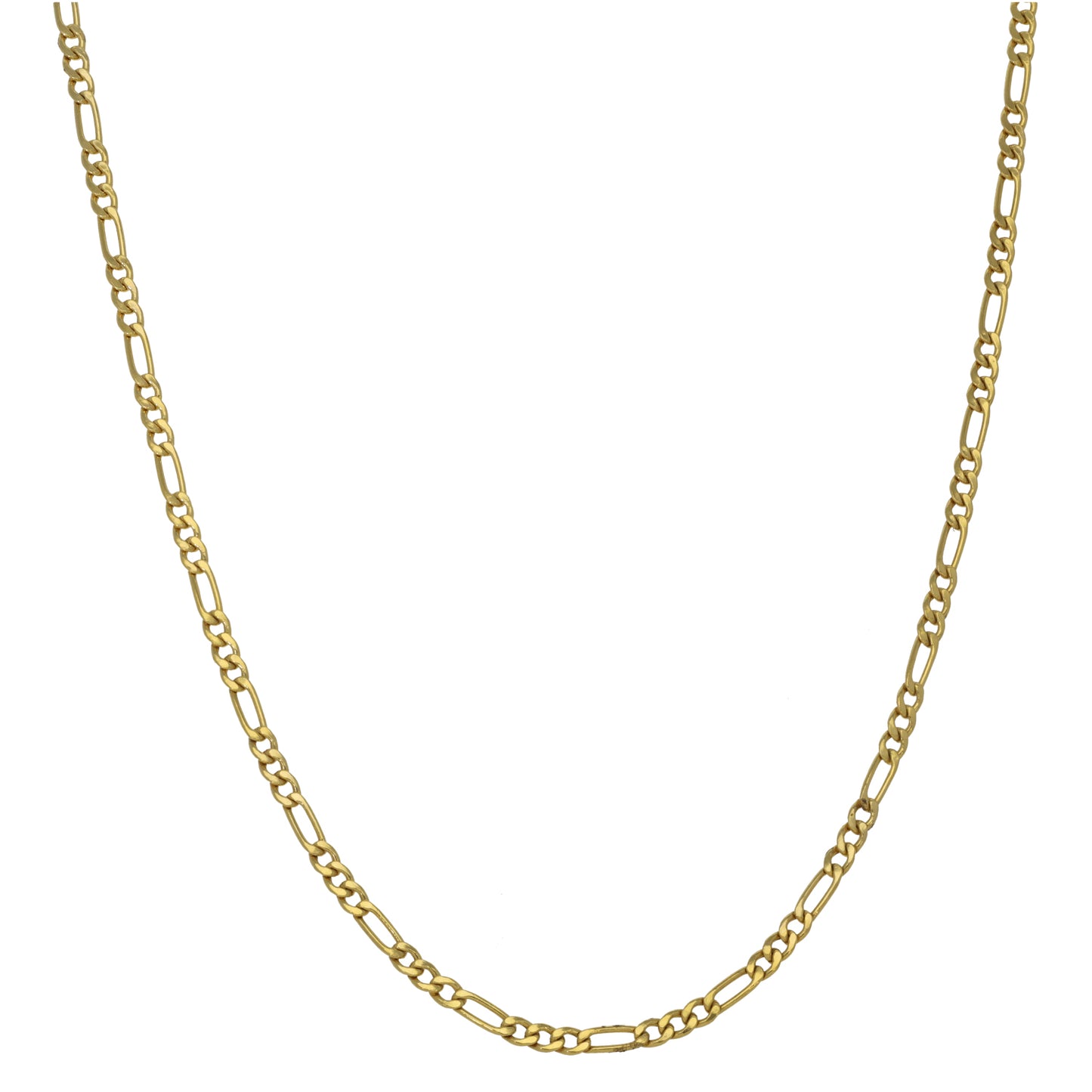 9ct Gold Figaro Chain 18"