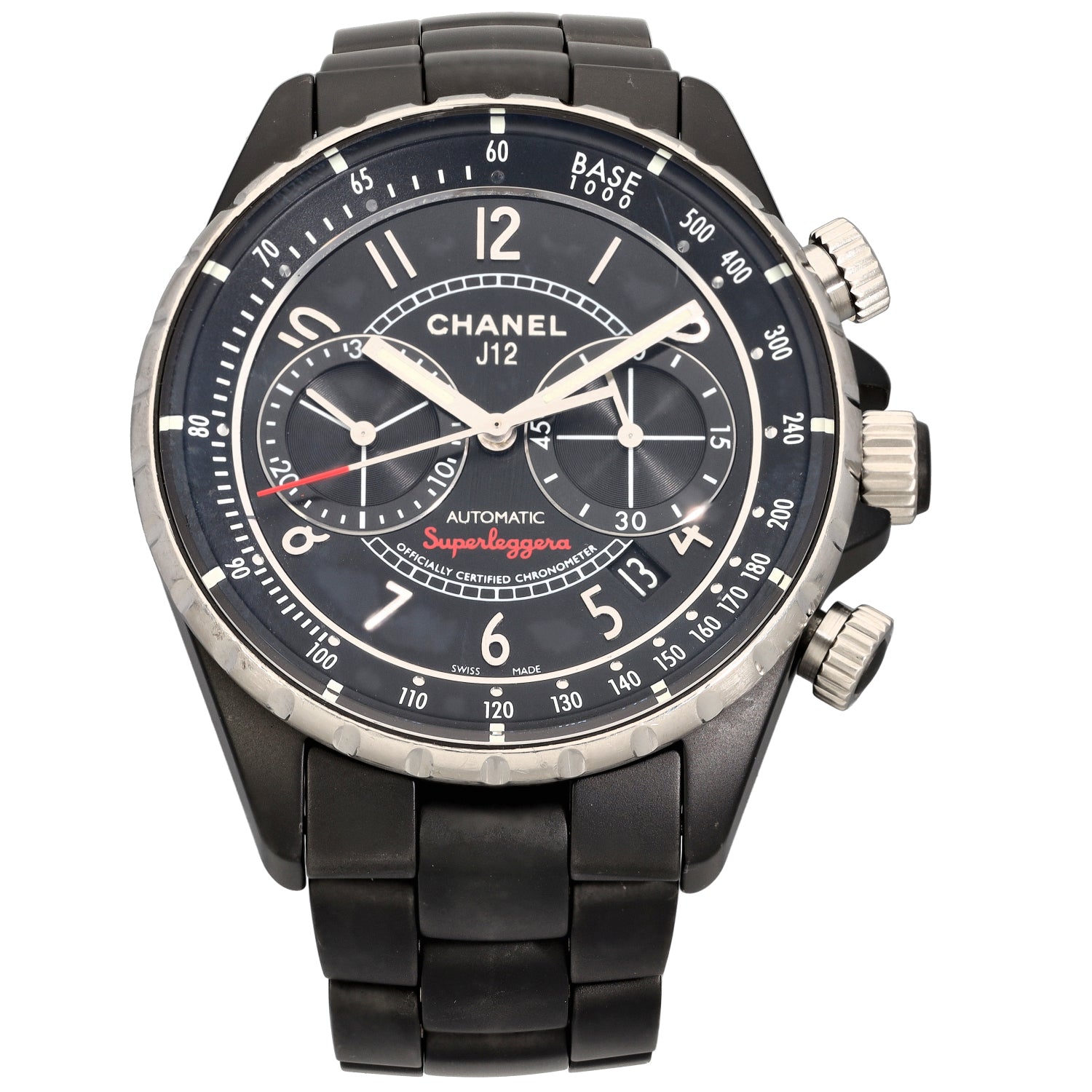 Chanel J12 Superleggera H3409 41mm Ceramic Watch H&T