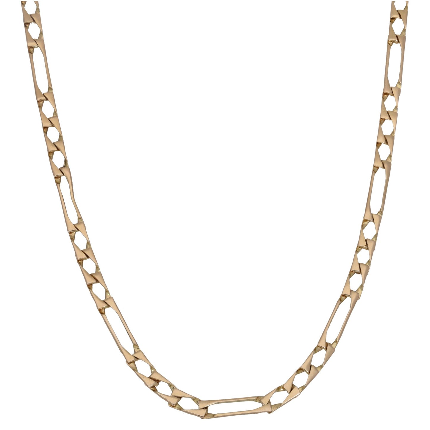 9ct Gold Figaro Chain 24"