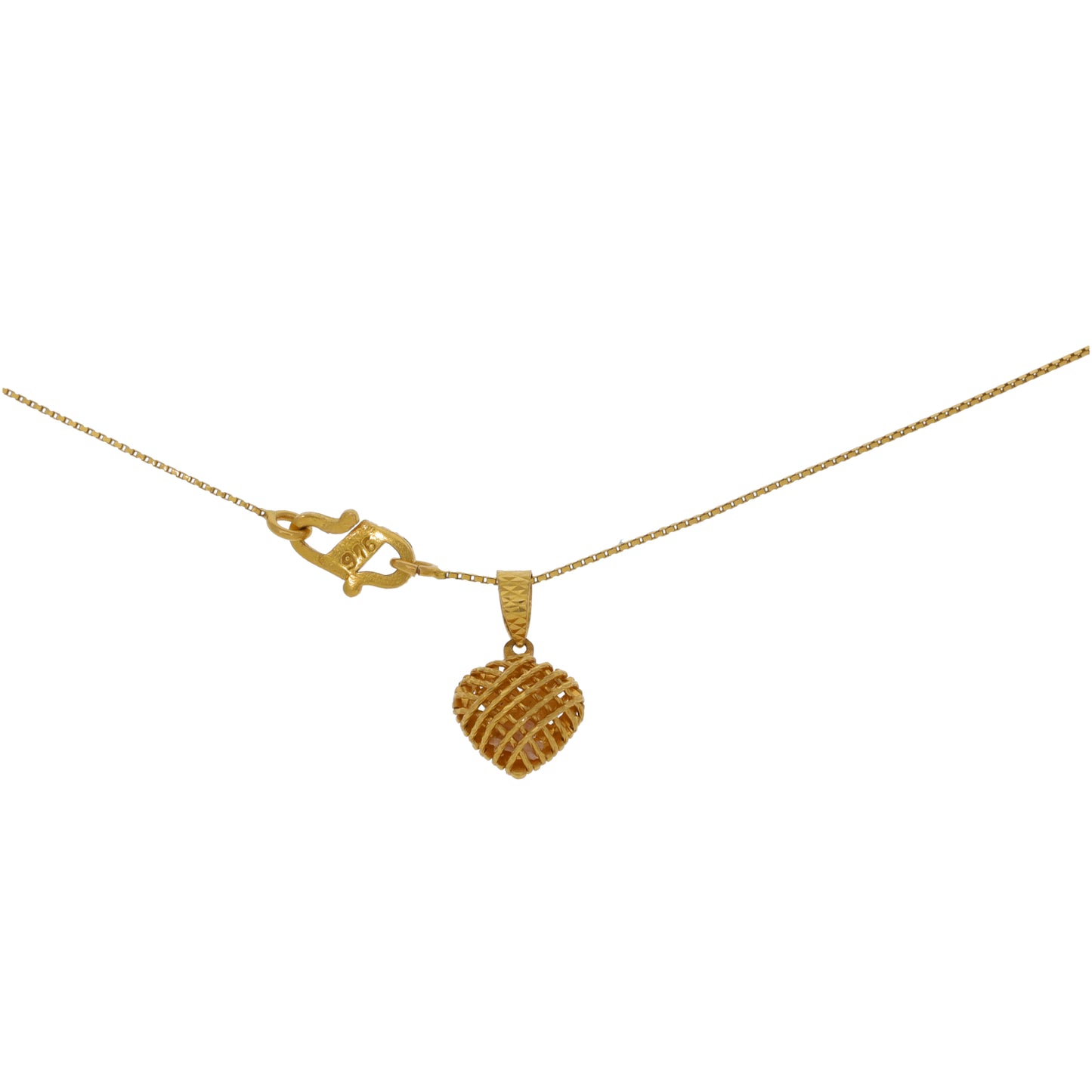 22ct Gold Alternative Pendant With Chain