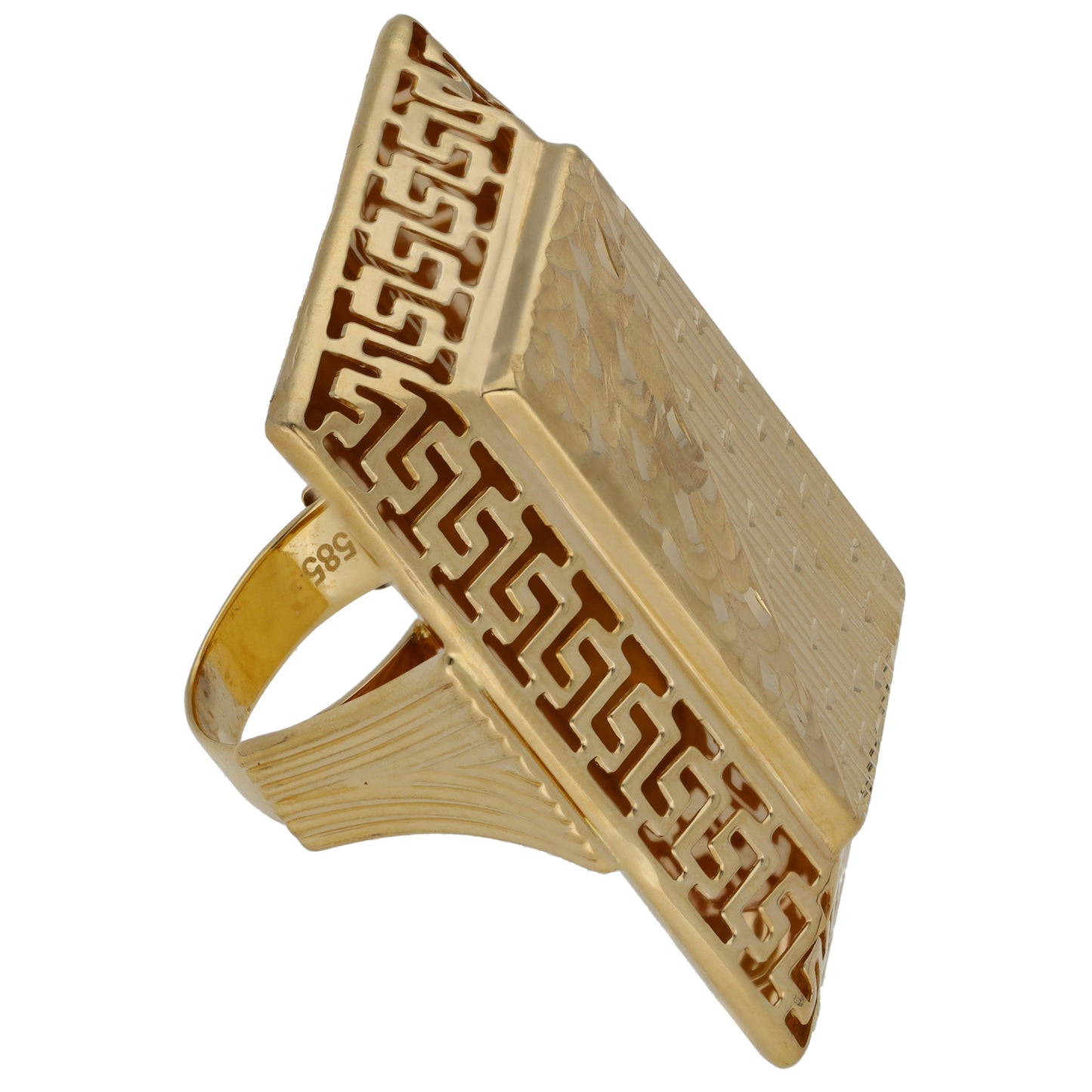 14ct Gold Alternative Ring Size N