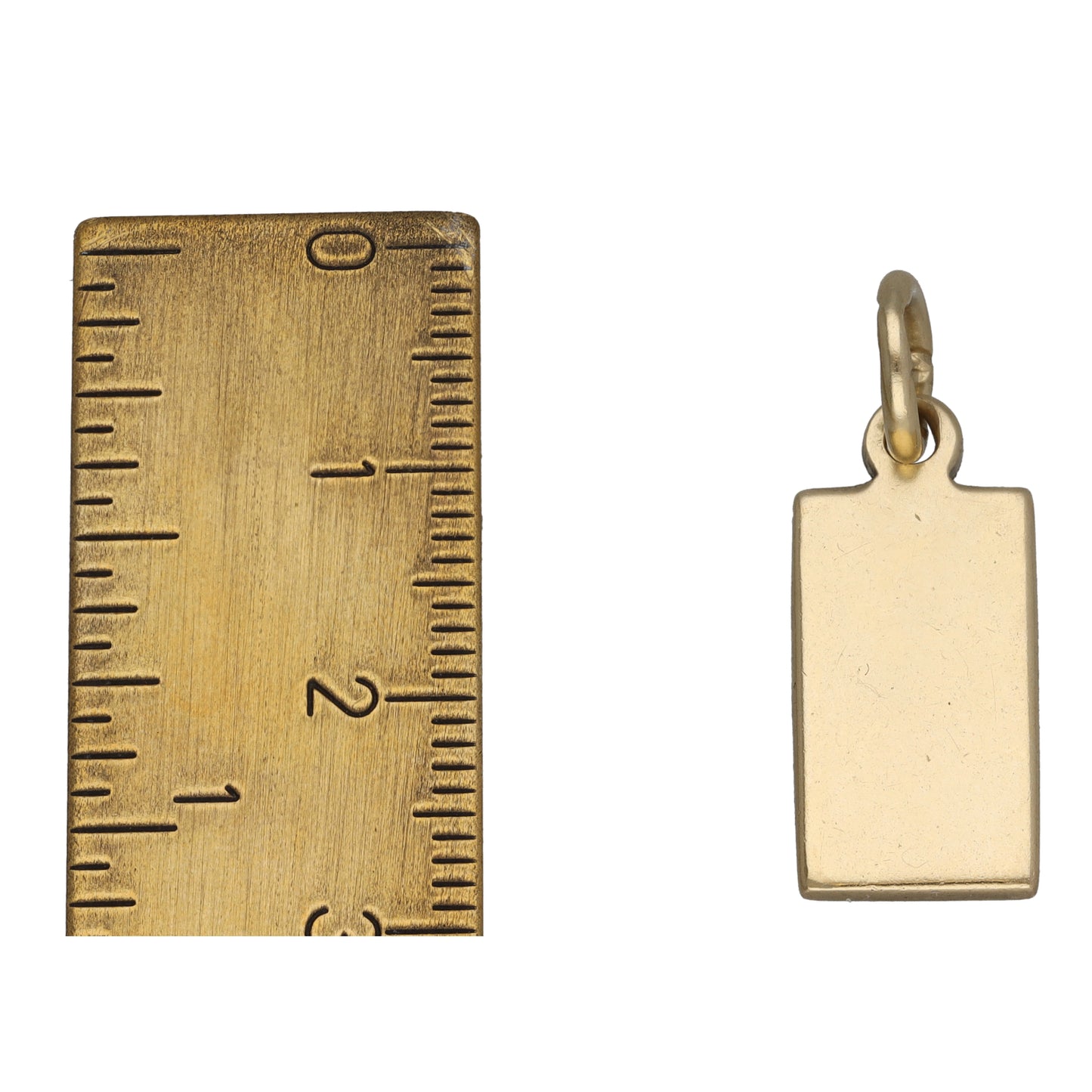 9ct Gold Ingot Pendant