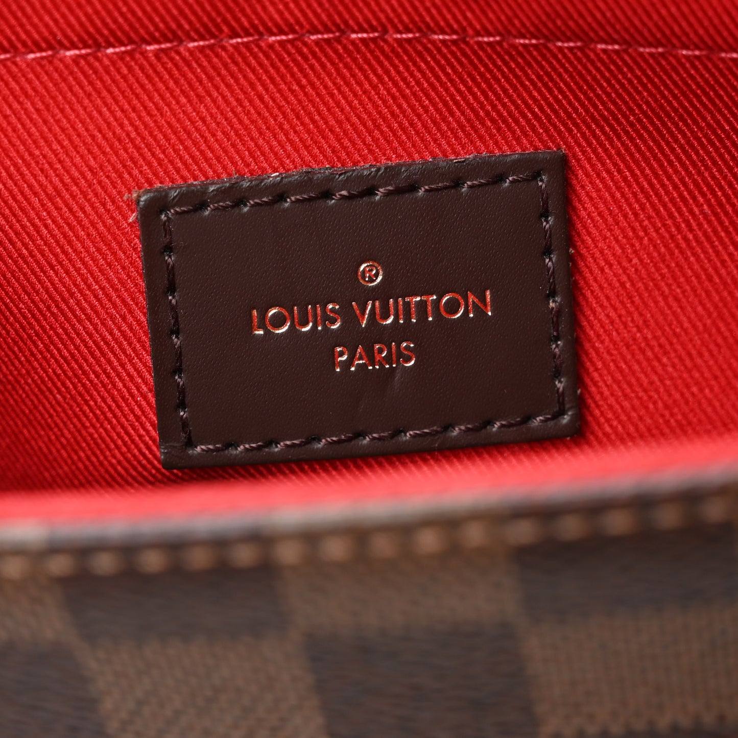 Louis Vuitton Croisette Damier Ebene Coated Canvas Bag - Brown