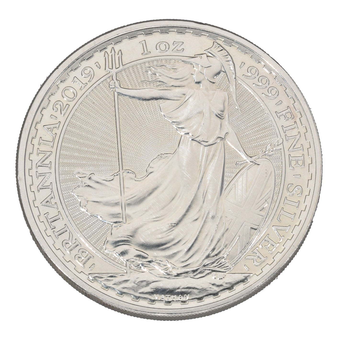 Fine Silver Queen Elizabeth II 1 OZ Britannia Coin 2019