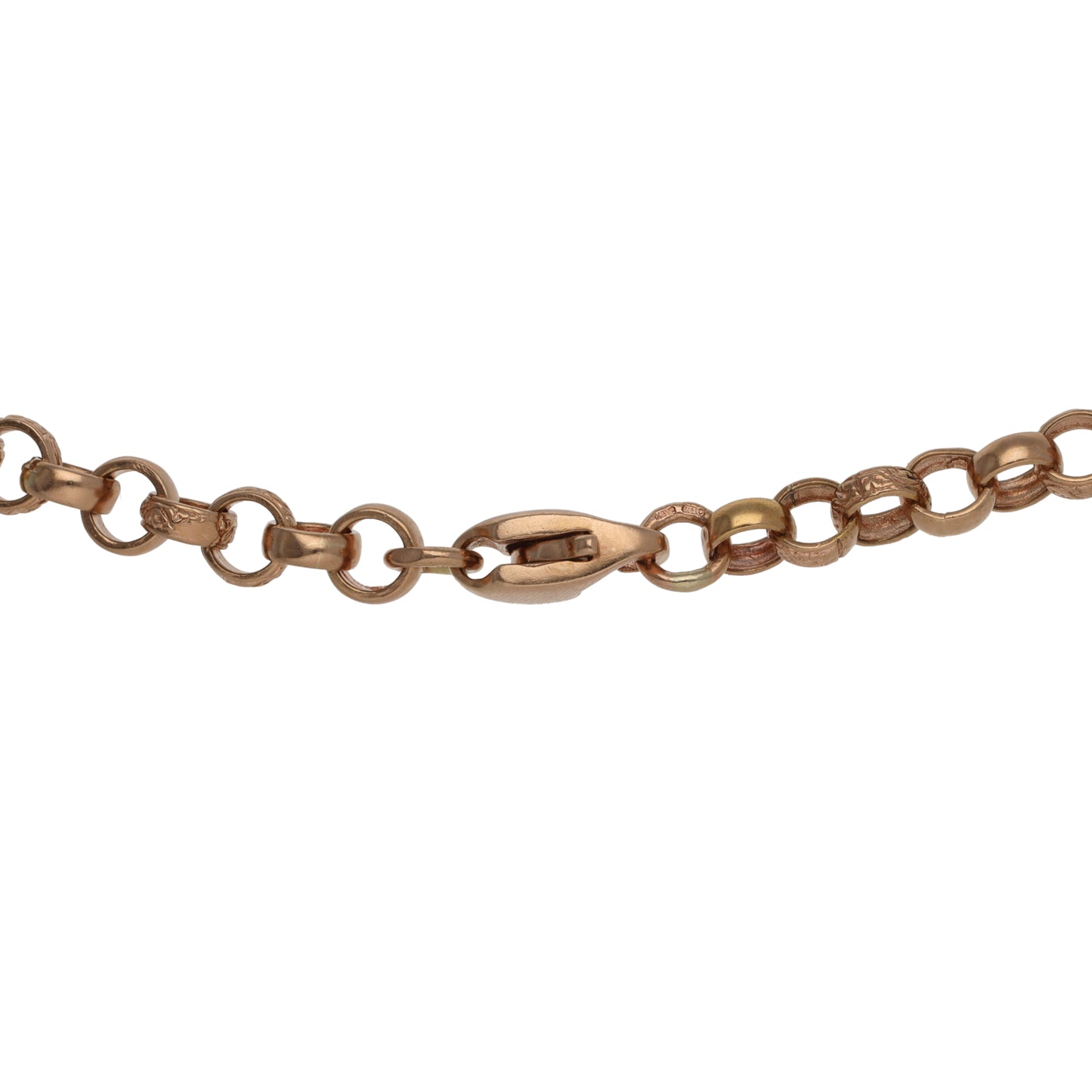 9ct Rose Gold Belcher Chain 26"