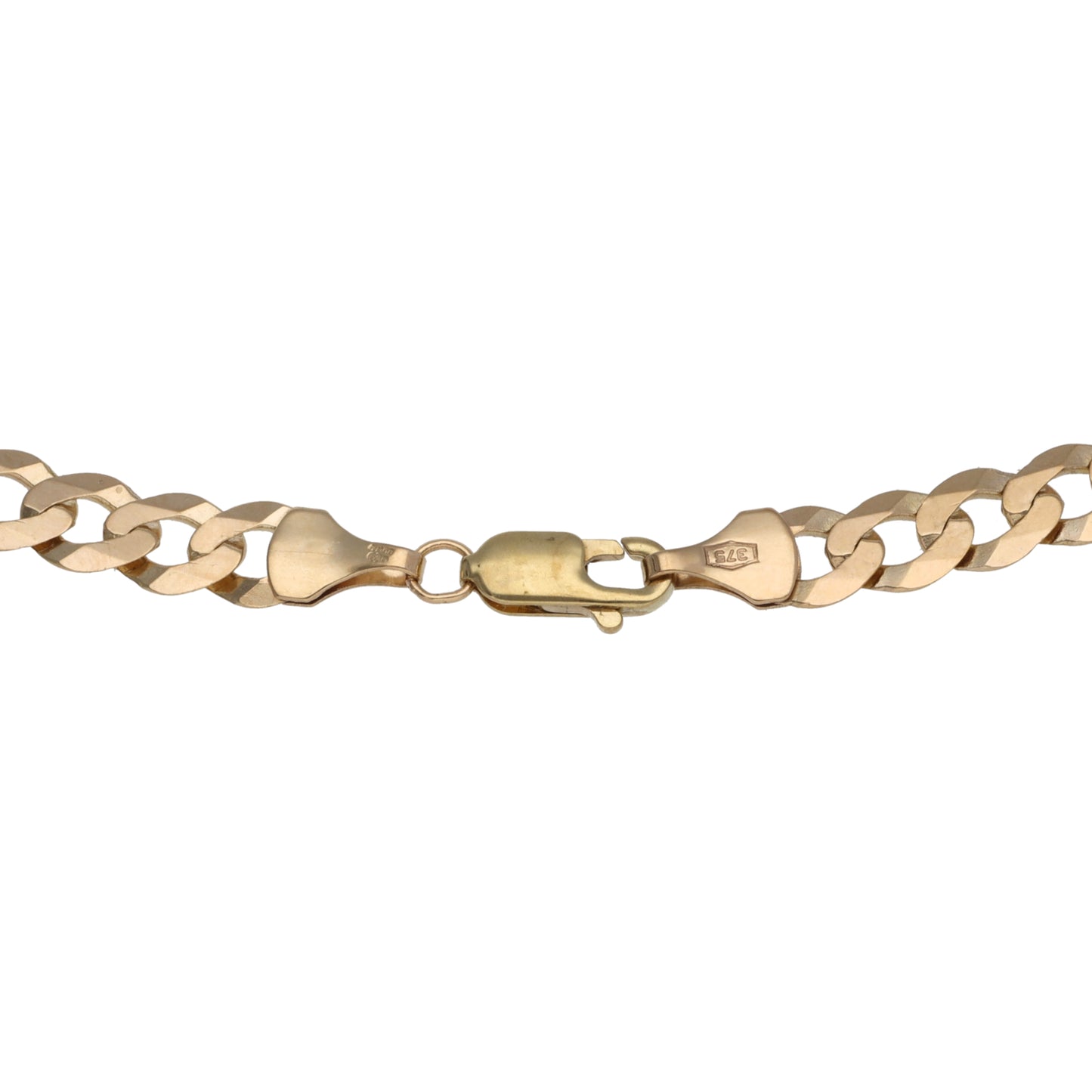 9ct Gold Curb Chain 20"