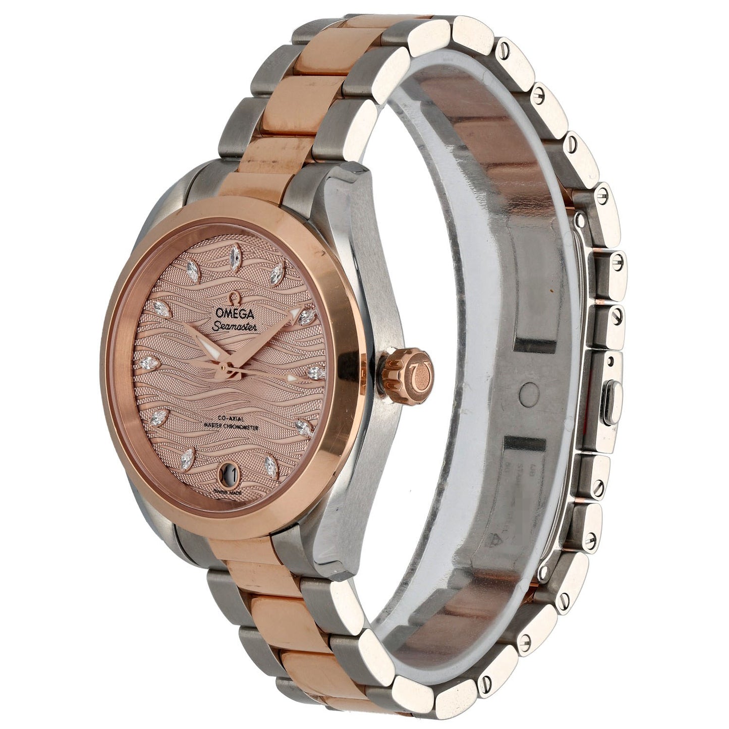 Omega Seamaster Aqua Terra 220.20.34.20.59.001 34mm Bi-Colour Watch (Ex-Display)