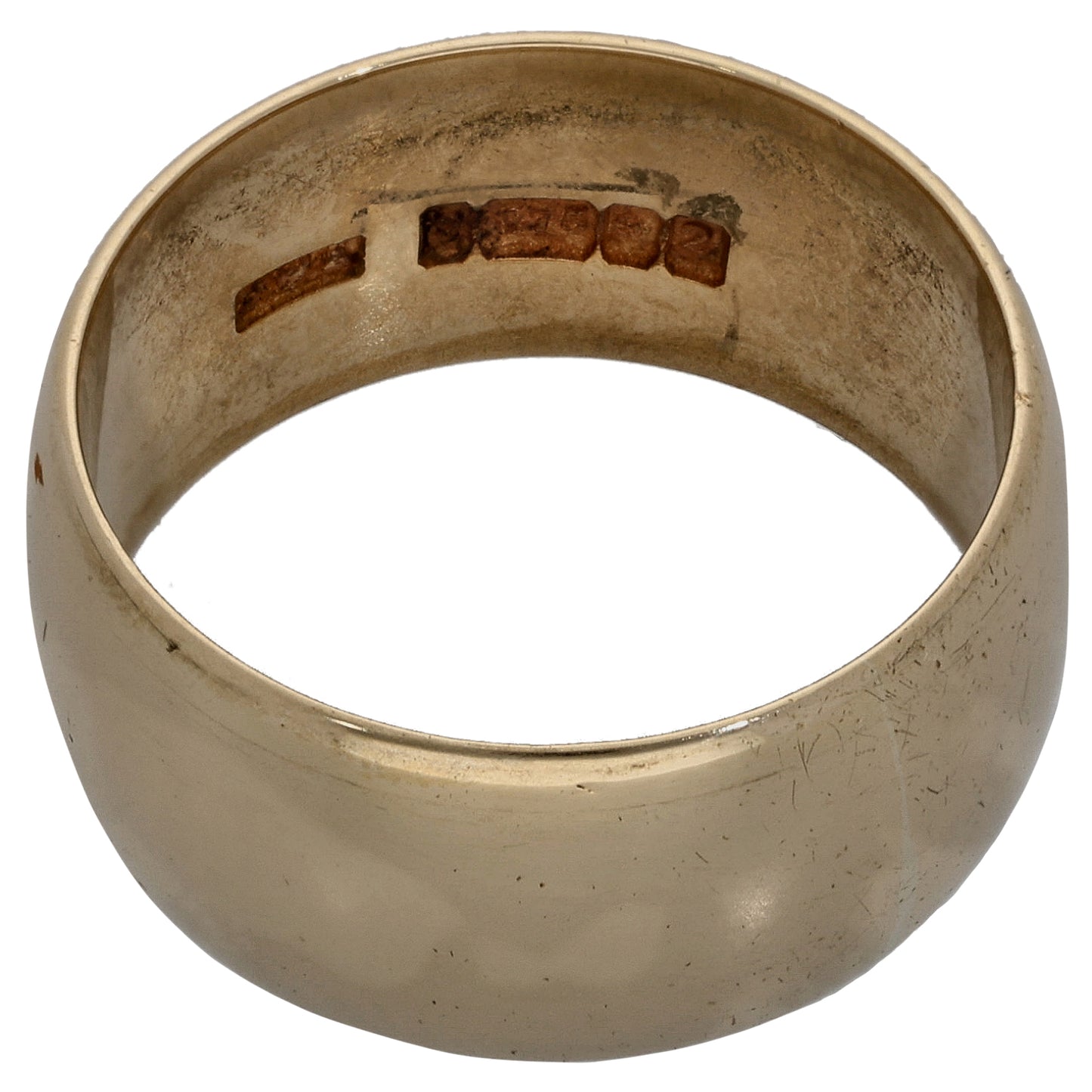 9ct Gold Plain Wedding Ring Size R