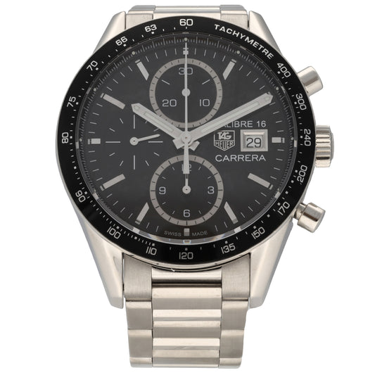 Tag Heuer Carrera CV201AJ 41mm Stainless Steel Watch