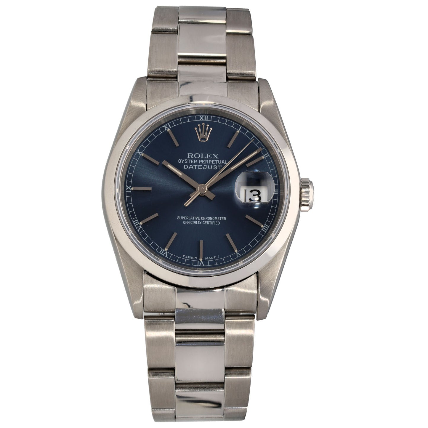 Rolex Datejust 16200 36mm Stainless Steel Watch