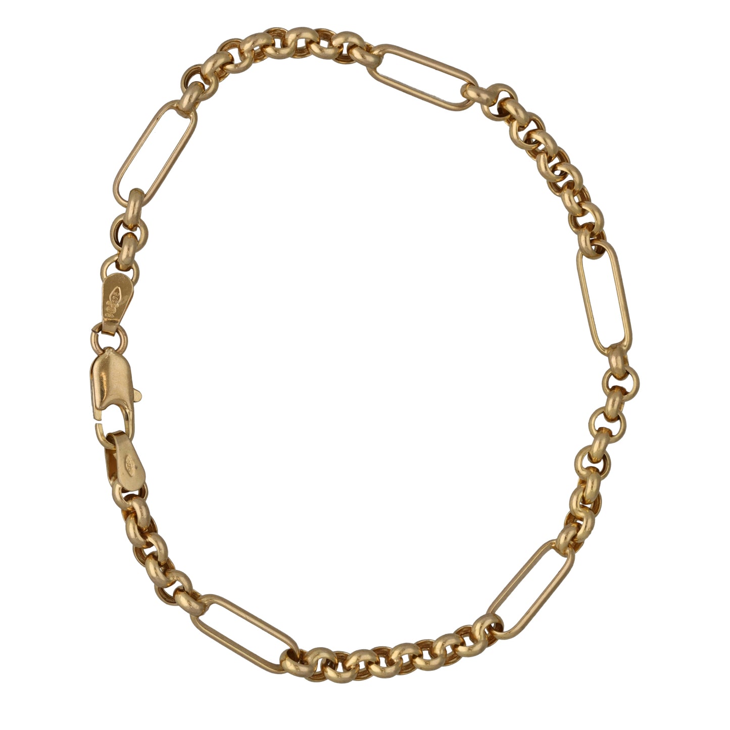 9ct Gold Figaro Bracelet