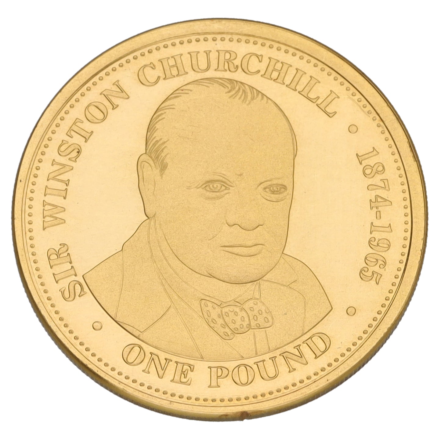 22ct Gold Sir Winston Churchill One Pound Coin 2015