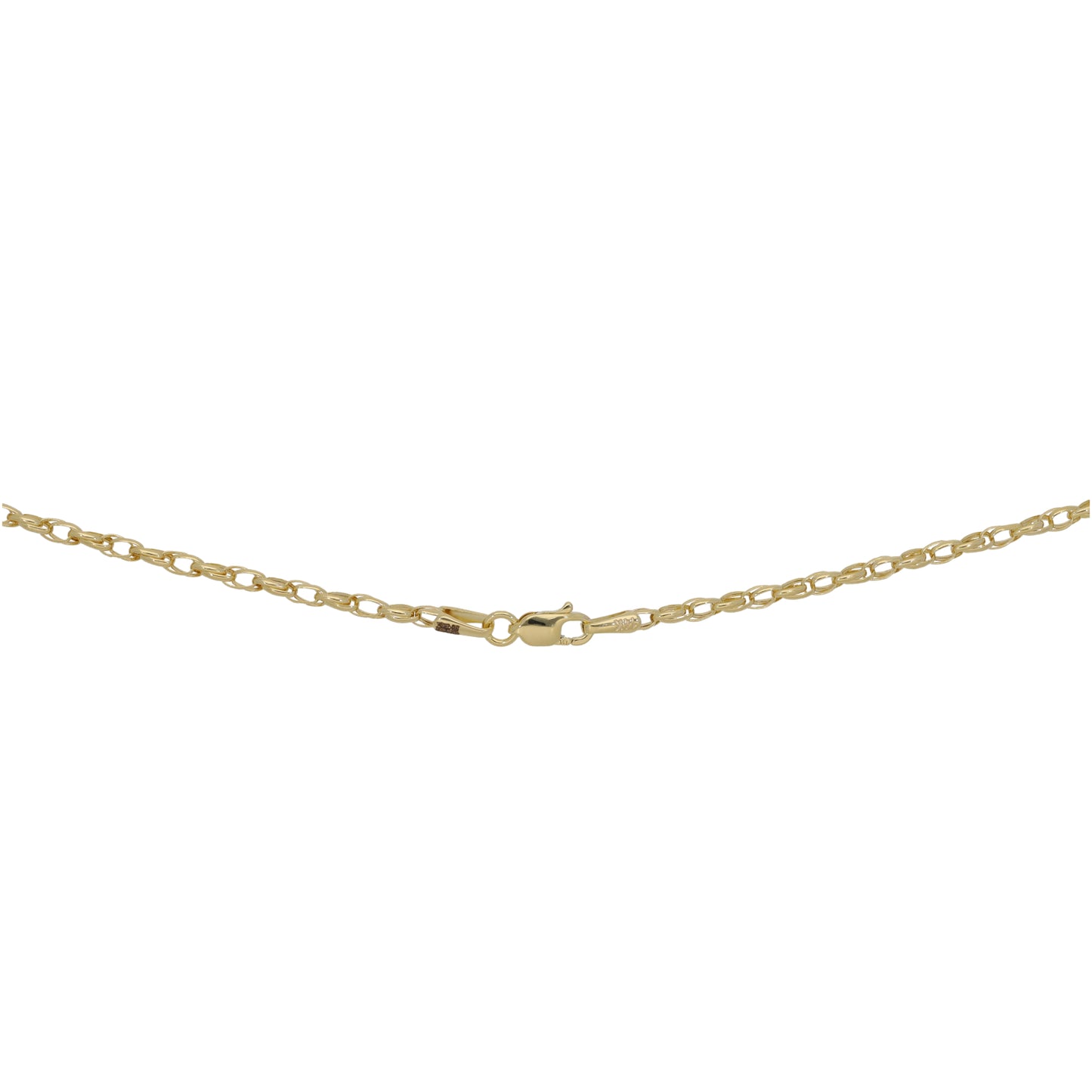 New 14ct Gold Oval Link Chain 22"
