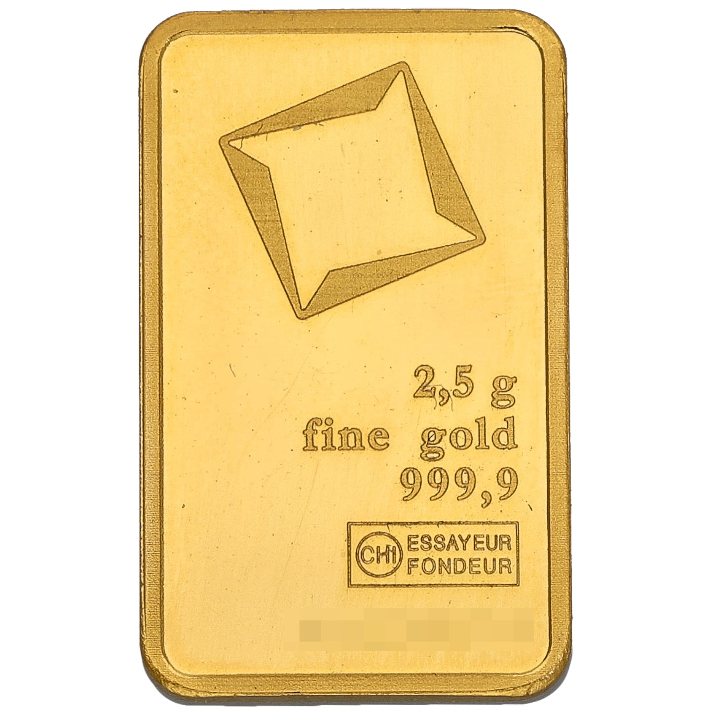 24ct 2.5g Gold Bar