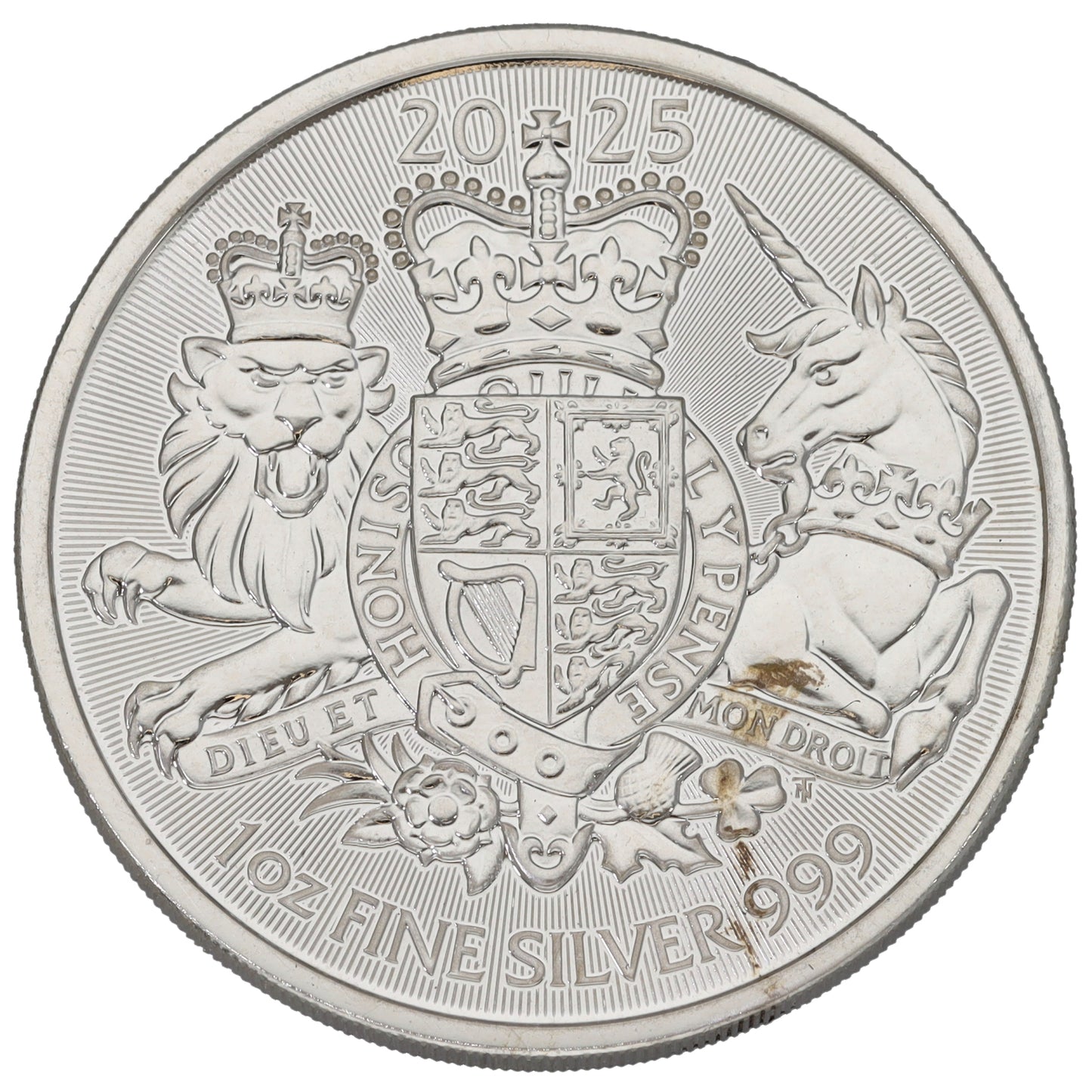 Fine Silver Royal Coat Of Arms 1 OZ Coin 2025