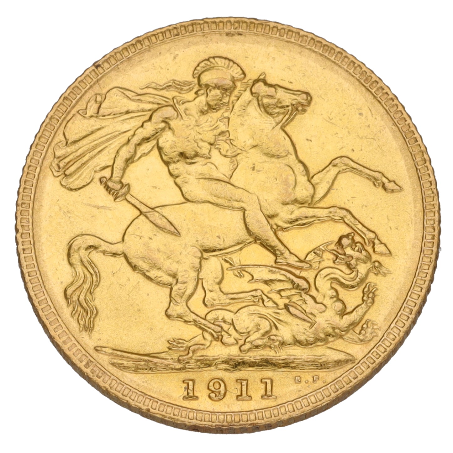 22ct Gold King George V Full Sovereign Coin 1911
