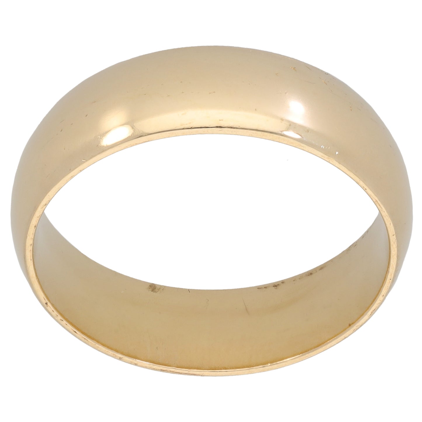9ct Gold Plain Wedding Ring Size Y