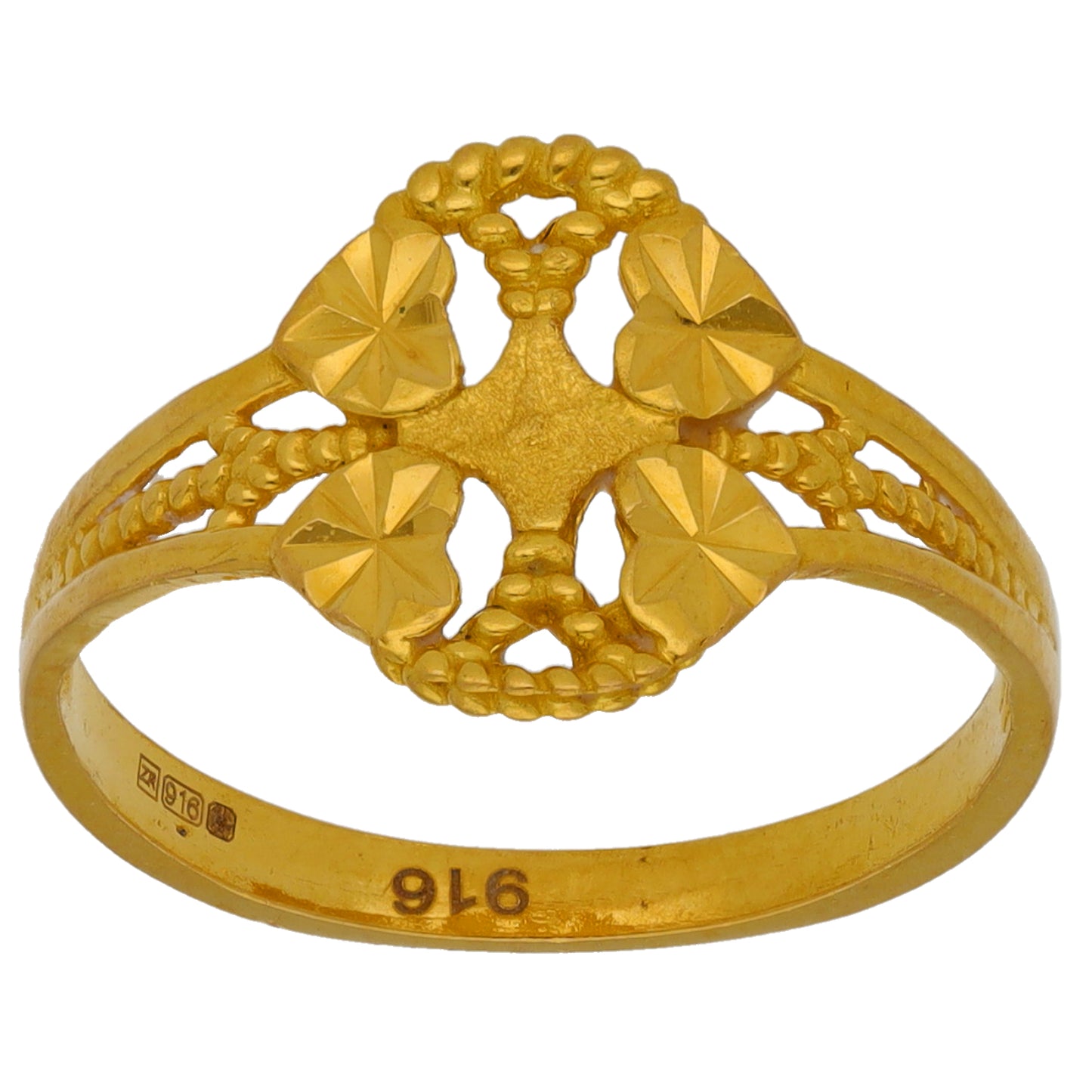 22ct Gold Alternative Ring Size M