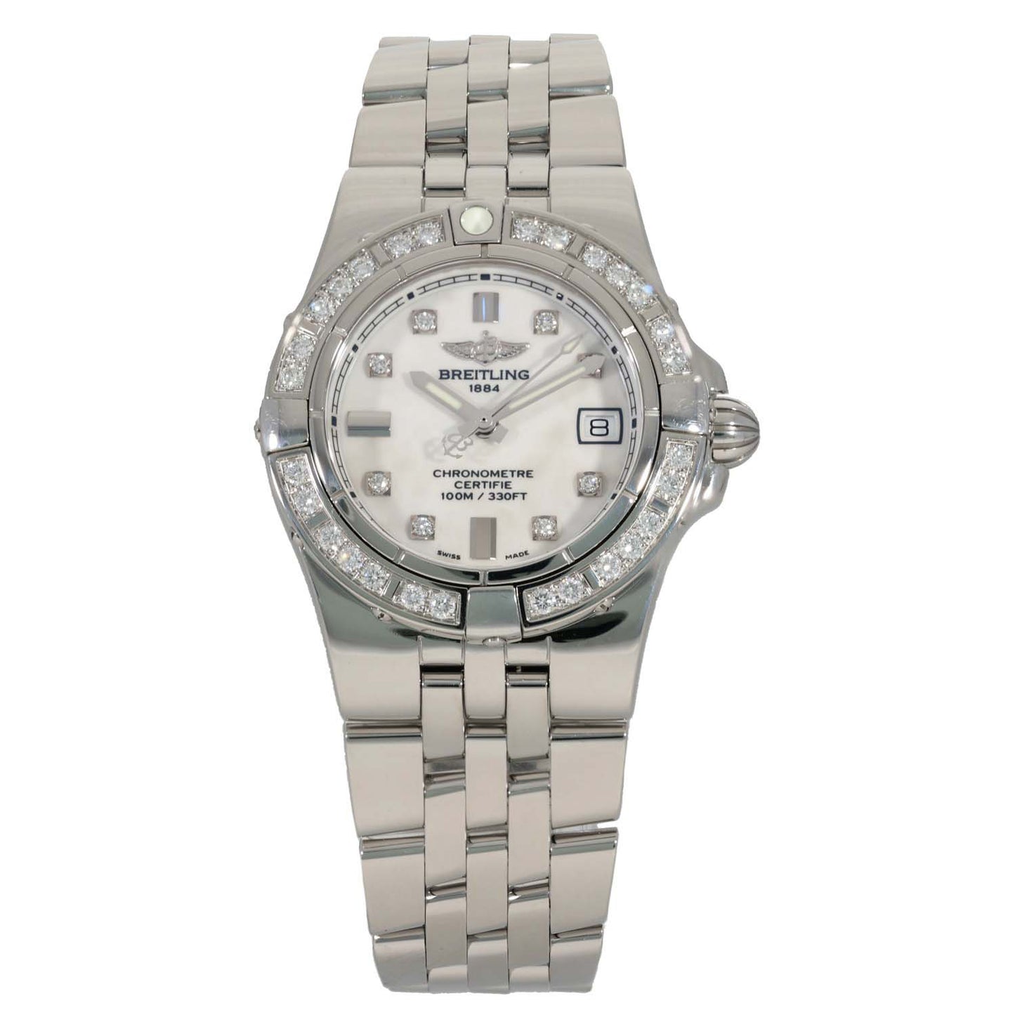 Breitling Starliner A71340 30mm Stainless Steel Watch