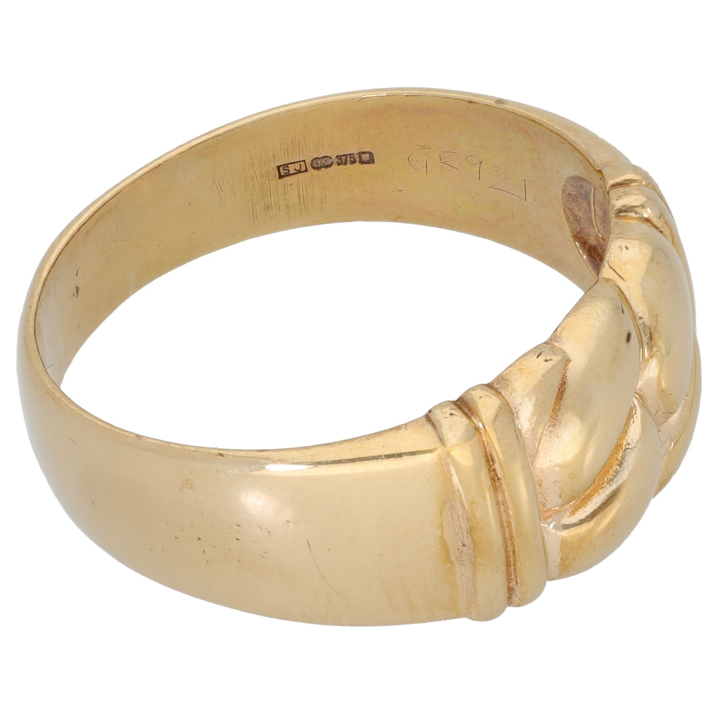 9ct Gold Alternative Ring Size Y