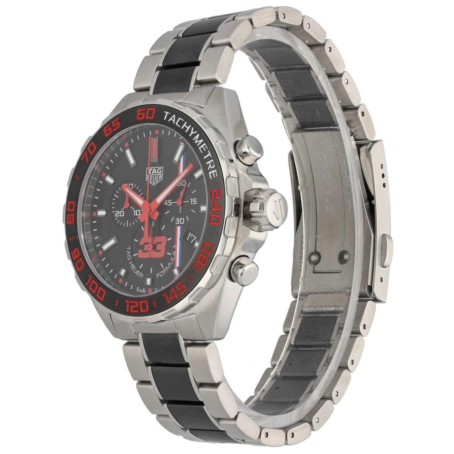 Tag Heuer Formula 1 Max Verstappen CAZ101U 43mm Stainless Steel Watch