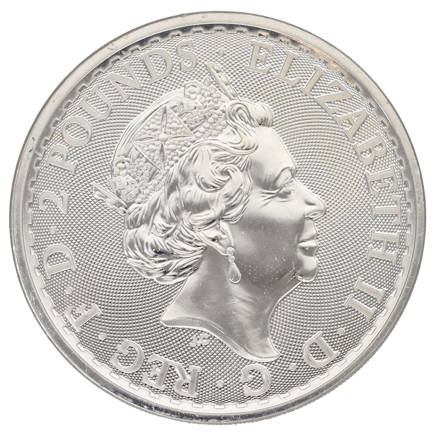 Fine Silver Queen Elizabeth II 1 OZ Britannia Coin 2021