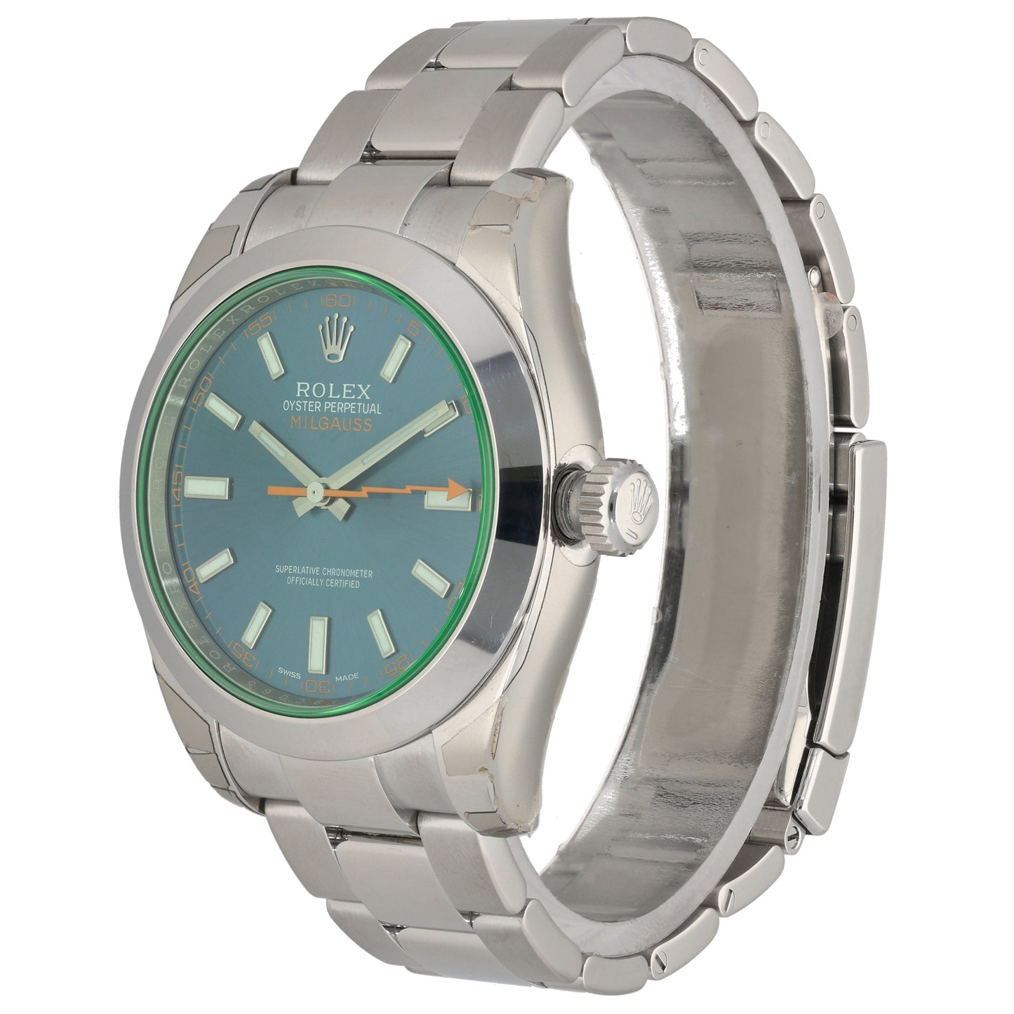 Rolex Milgauss 116400GV 40mm Stainless Steel Watch