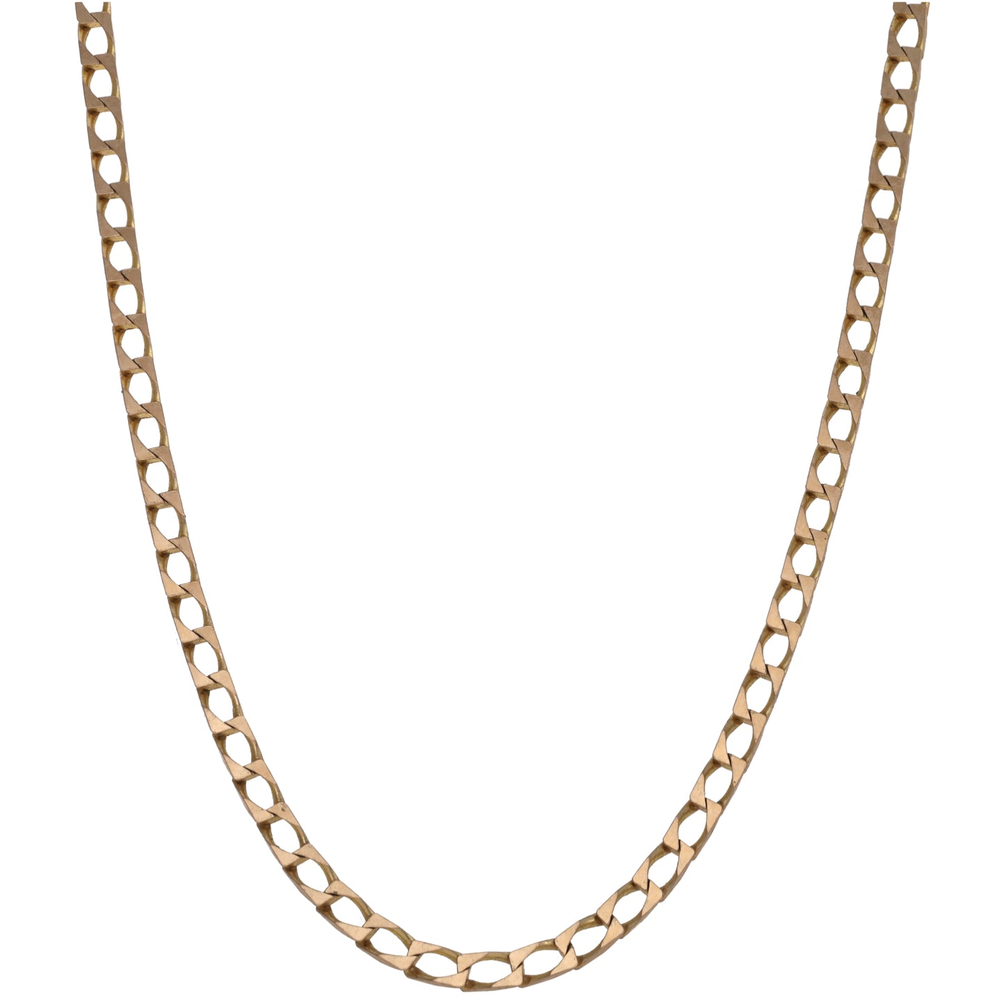 9ct Gold Curb Chain 24"